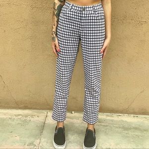 Hollister purple plaid pants ✨